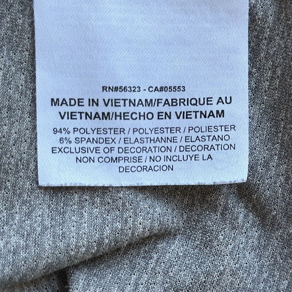 Nike Dri-Fit gray long tee with side slits, size L - Picture 11 of 13